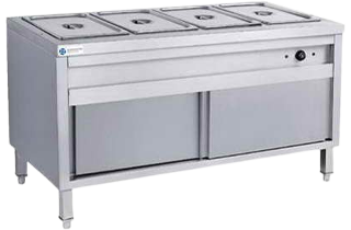 Bain Marie with Food Warmer - Commercial Kitchen Equipment by Kalam Kitchen Equipments