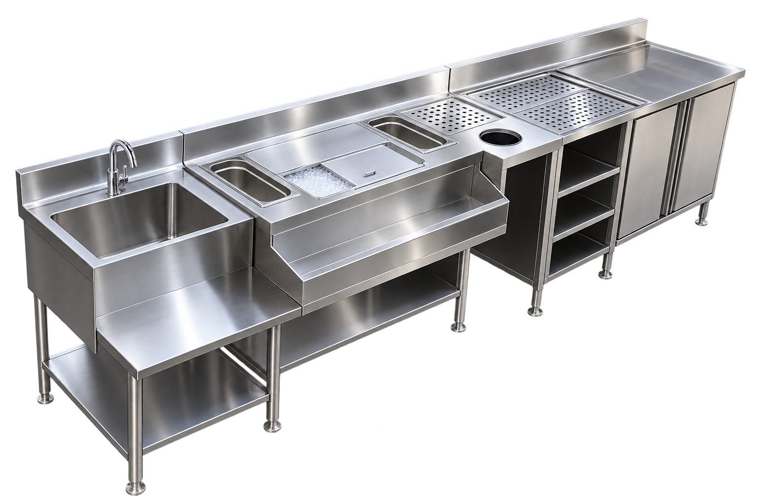 Bar Counter - Commercial Kitchen Equipment by Kalam Kitchen Equipments