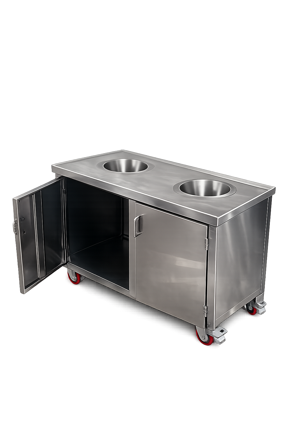Garbage Trolley - Commercial Kitchen Equipment by Kalam Kitchen Equipments