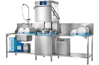 Hood Type Dishwasher - Commercial Kitchen Equipment by Kalam Kitchen Equipments