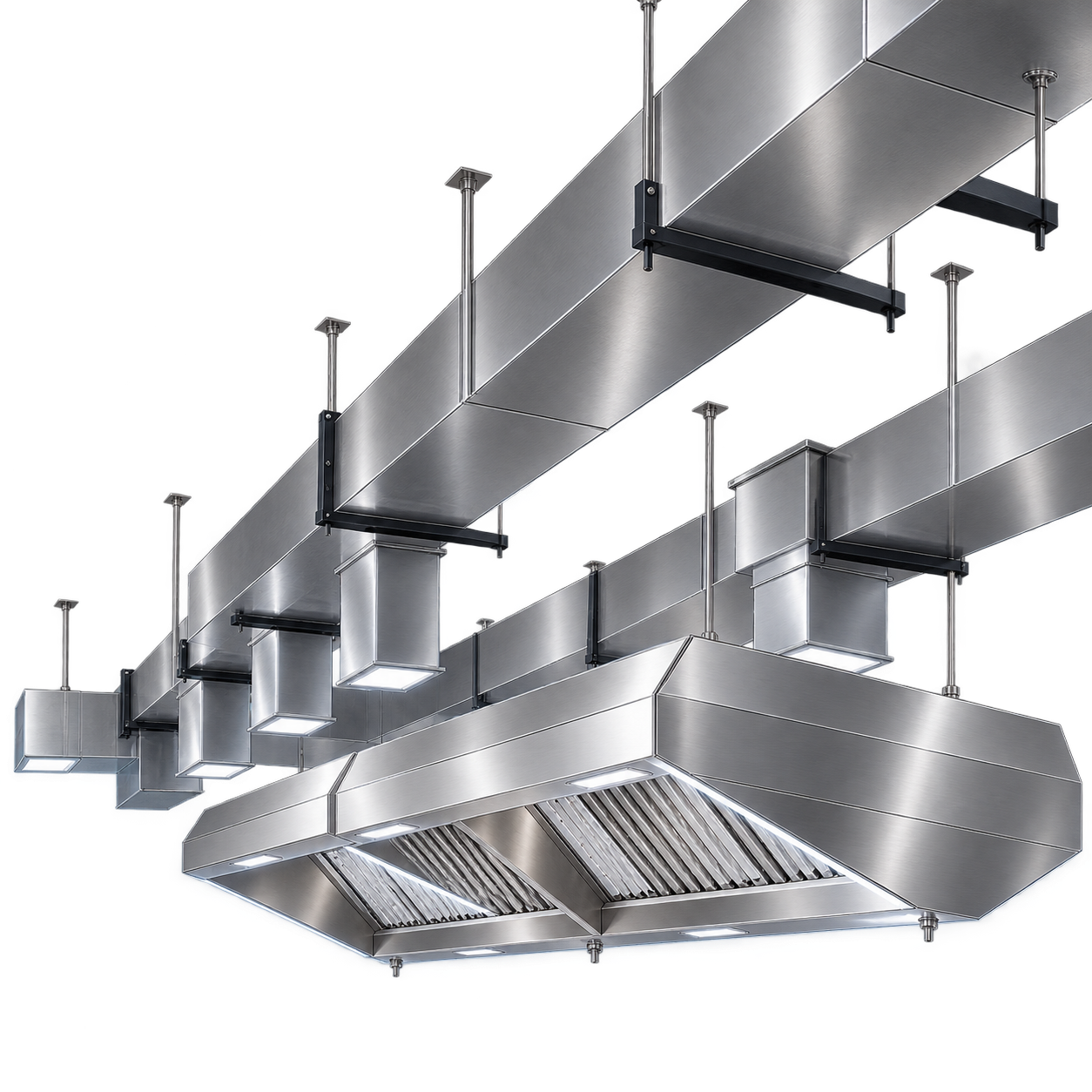 Island Type Hood - Commercial Kitchen Equipment by Kalam Kitchen Equipments