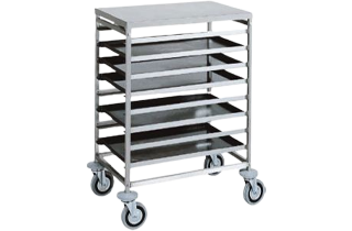 Tray Rack Trolley - Commercial Kitchen Equipment by Kalam Kitchen Equipments