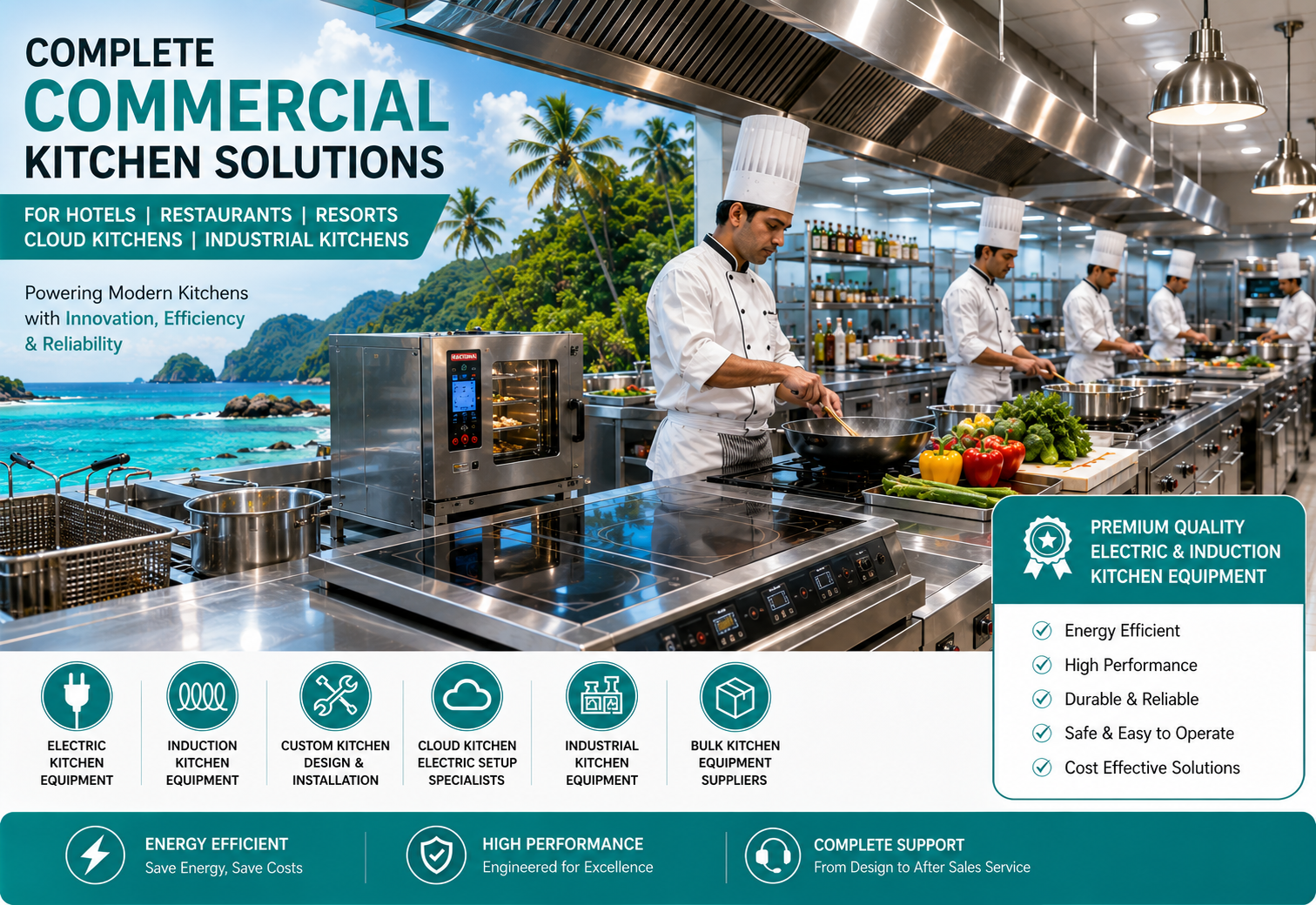Trusted  commercial kitchen equipment Andaman